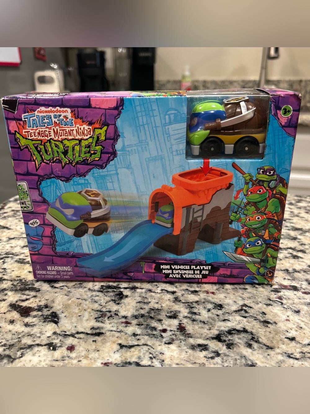 Teenage Mutant Ninja Turtles Mutant Mayhem Mini Vehicle Playset Nickleodeon C-1